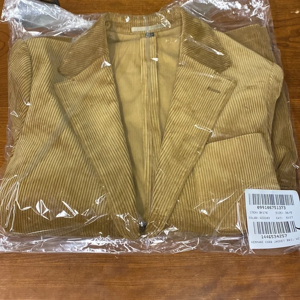 J Crew Kenmare suit jacket in English cotton corduroy Item BK176